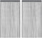 vidaXL - Koordgordijnen - 2 - st - 100x250 - cm - antracietkleurig