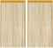 vidaXL - Koordgordijnen - 2 - st - 100x250 - cm - goudkleurig