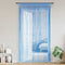 vidaXL - Koordgordijnen - 2 - st - 100x250 - cm - lichtblauw