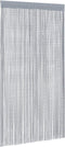 vidaXL - Koordgordijnen - 2 - st - 100x250 - cm - lichtgrijs