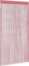 vidaXL - Koordgordijnen - 2 - st - 100x250 - cm - roze