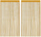 vidaXL - Koordgordijnen - 2 - st - 140x250 - cm - goudkleurig