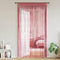 vidaXL - Koordgordijnen - 2 - st - 140x250 - cm - roze