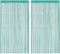 vidaXL - Koordgordijnen - 2 - st - turkoois - 100x250 - cm