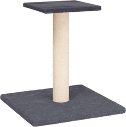 vidaXL - Krabpaal - met - platform - 38 - cm - donkergrijs