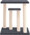 vidaXL - Krabpaal - met - platforms - 50 - cm - donkergrijs