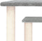 vidaXL - Krabpaal - met - platforms - 50 - cm - lichtgrijs