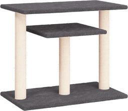 vidaXL - Krabpaal - met - platforms - 62,5 - cm - donkergrijs