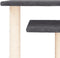 vidaXL - Krabpaal - met - platforms - 62,5 - cm - donkergrijs