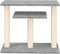 vidaXL - Krabpaal - met - platforms - 62,5 - cm - lichtgrijs