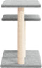 vidaXL - Krabpaal - met - platforms - 62,5 - cm - lichtgrijs