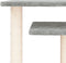 vidaXL - Krabpaal - met - platforms - 62,5 - cm - lichtgrijs