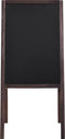 vidaXL - Krijtbord - dubbelzijdig - vrijstaand - 40x60 - cm - cederhout