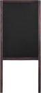 vidaXL - Krijtbord - dubbelzijdig - vrijstaand - 40x60 - cm - cederhout