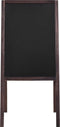 vidaXL - Krijtbord - dubbelzijdig - vrijstaand - 40x60 - cm - cederhout
