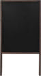 vidaXL - Krijtbord - dubbelzijdig - vrijstaand - 60x80 - cm - cederhout