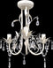 vidaXL - Kristallen - kroonluchter - met - wit - elegant - design - (3 - lampen)