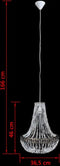 vidaXL - Kroonluchter - 22,5 - x - 30,5 - cm