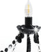 vidaXL - Kroonluchter - met - kralen - 8xE14 - wit