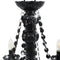 vidaXL - Kroonluchter - met - kralen - 8xE14 - wit