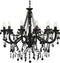 vidaXL - Kroonluchter - met - kralen - 8xE14 - wit