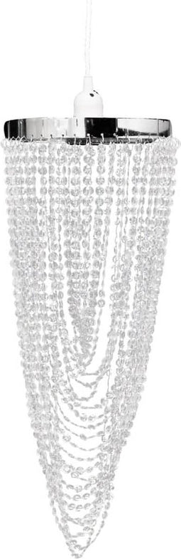 vidaXL - Kroonluchter - met - kristallen - 22 - x - 58 - cm