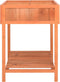 vidaXL - Kruidenplantenbak - 80x60x80 - cm - massief - vurenhout