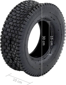 vidaXL - Kruiwagenband - 13x5.00-6 - 4PR - rubber