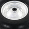 vidaXL - Kruiwagenwiel - met - as - 4,00-8 - 390 - mm - massief - PU