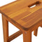 vidaXL - Kruk - 2-staps - 40x38x50 - cm - massief - acaciahout