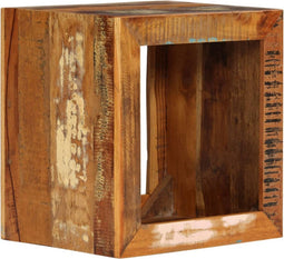 vidaXL - Kruk - 40x30x40 - cm - massief - gerecycled - hout