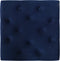 vidaXL - Kruk - 60x60x36 - cm - fluweel - marineblauw