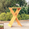 vidaXL - Kruk - inklapbaar - 40x32,5x70 - cm - massief - teakhout