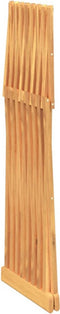 vidaXL - Kruk - inklapbaar - 40x32,5x70 - cm - massief - teakhout