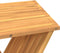 vidaXL - Kruk - inklapbaar - 40x32,5x70 - cm - massief - teakhout