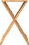 vidaXL - Kruk - inklapbaar - 40x32,5x70 - cm - massief - teakhout