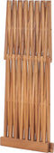 vidaXL - Kruk - inklapbaar - 40x32x45 - cm - massief - teakhout