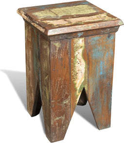 vidaXL - Kruk - massief - gerecycled - hout