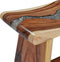 vidaXL - Kruk - massief - suarhout - en - polyresin