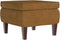 vidaXL - Kruk - met - houten - poten - fluweel - bruin