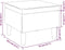 vidaXL - Kruk - met - houten - poten - fluweel - roze