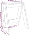 vidaXL - Krukken - 2 - st - 40x40x45 - cm - massief - grenenhout - zwart
