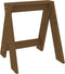 vidaXL - Krukken - 2 - st - 40x40x45 - cm - massief - grenenhout - honingbruin
