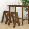 vidaXL - Krukken - 2 - st - 40x40x60 - cm - massief - grenenhout - honingbruin
