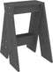vidaXL - Krukken - 2 - st - 40x40x60 - cm - massief - grenenhout - grijs
