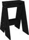 vidaXL - Krukken - 2 - st - 40x40x60 - cm - massief - grenenhout - zwart