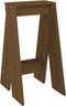 vidaXL - Krukken - 2 - st - 40x40x75 - cm - massief - grenenhout - honingbruin