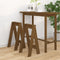 vidaXL - Krukken - 2 - st - 40x40x75 - cm - massief - grenenhout - honingbruin