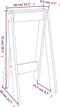 vidaXL - Krukken - 2 - st - 40x40x75 - cm - massief - grenenhout