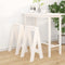 vidaXL - Krukken - 2 - st - 40x40x75 - cm - massief - grenenhout - wit